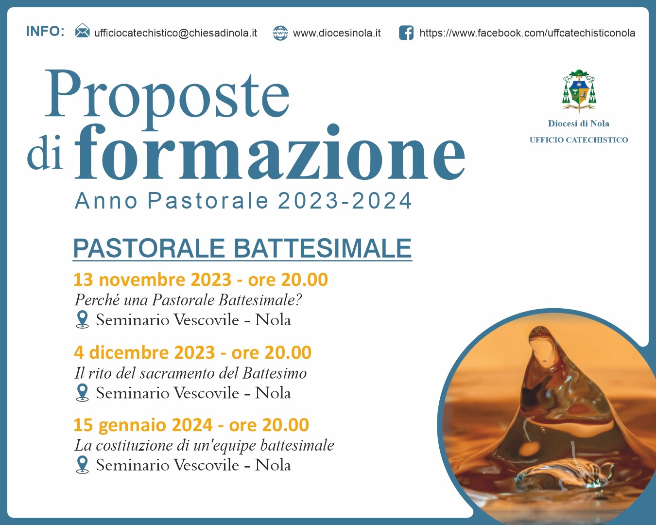 Pastorale Battesimale Nola 2023