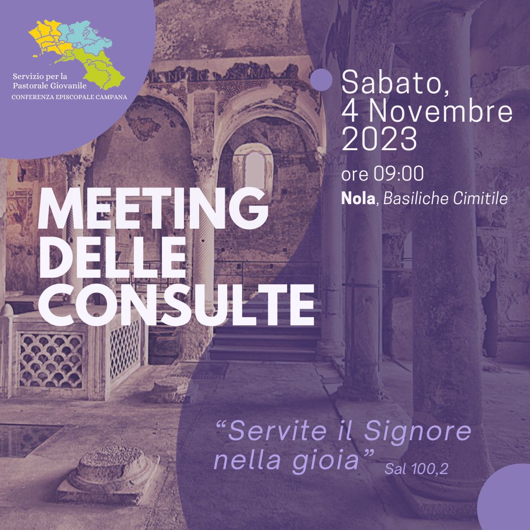 Meeting consulte pastorale giovanile Campania