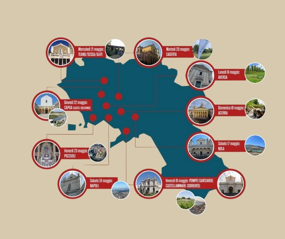 Il pellegrinaggio della Cec sulle orme della Laudato si' fa tappa a Nola